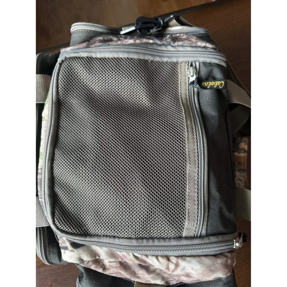 Cabelas Small Duffel Bag Camo Print Hunting Fishing Travel Gym Utility Gear NWT